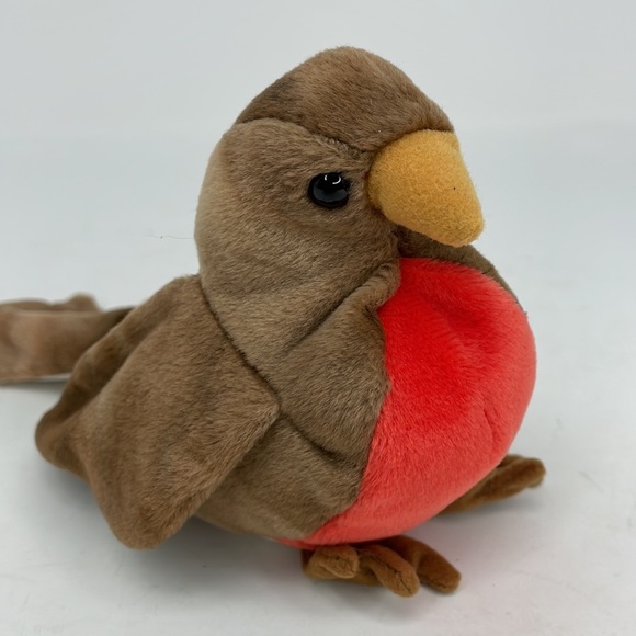 Vintage 1997 Early the Robin Ty Beanie Baby Date of Birth March 20, 1997 - Picture 5 of 9